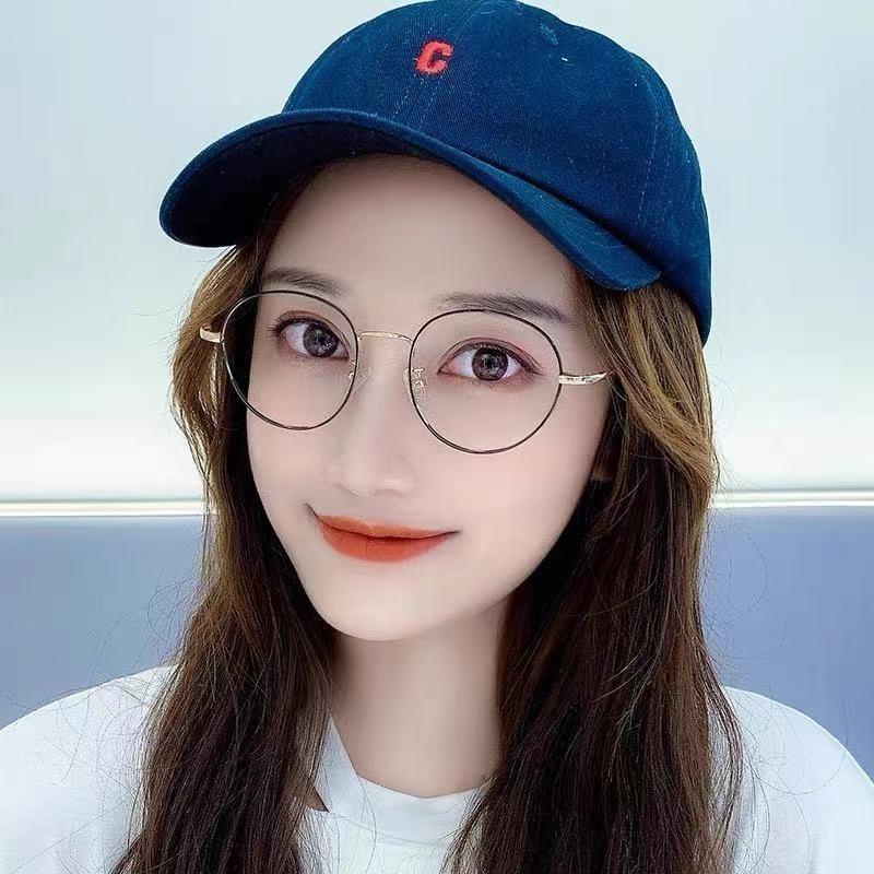 Anti- Radiation Glasses High-performance Premium-quality Durable for Female Replaceable Lenses Computer Metal Frames Eyewear