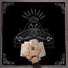 Eye Insect Pattern Tarots Card Tablecloth Altars Cloth Altars Cloth Divinations Card Table Cloth Tapestry Easy to Use