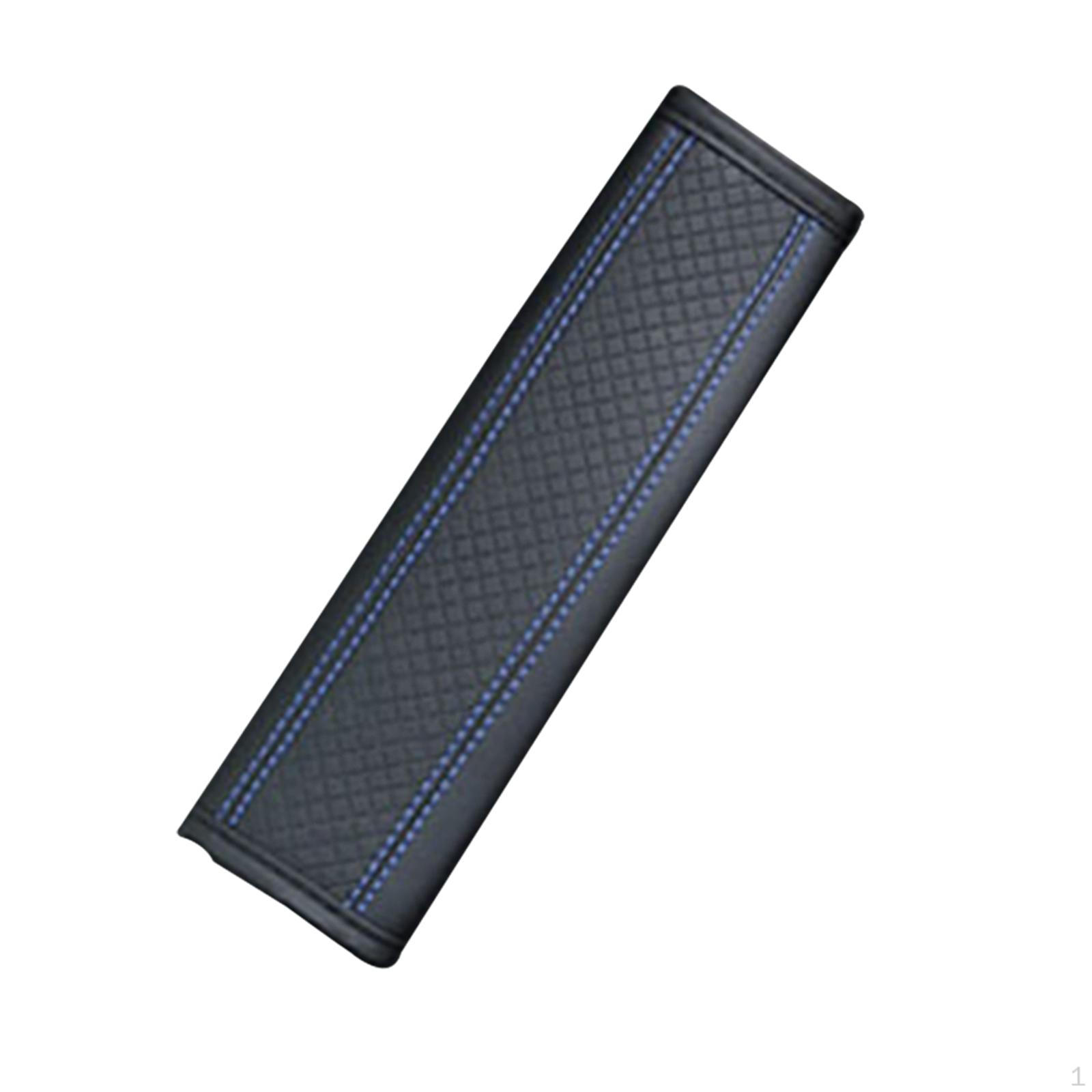 

Car Pad Shoulder Useful Fiber Leather able Driving for Children Adults travelling black blue