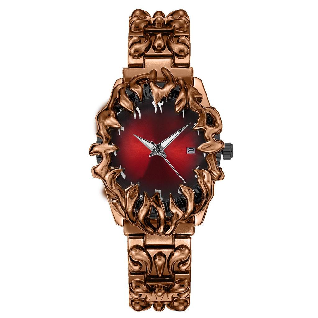 Millennium Y2K Alien Claw Alabaster Waterproof Quartz Wristwatch, European & American Style