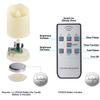 Remote Control LED Ghee Lamp - Romantic Candle Light for Birthday, Wedding, or Dining Table Decor with Timer Function