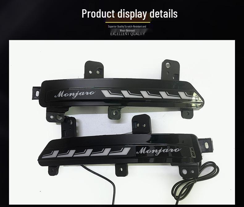 LED Sequential Rear Bumper Lights for Geely Xingyue L 21-25 - Yellow Turn Signal and Running Lights