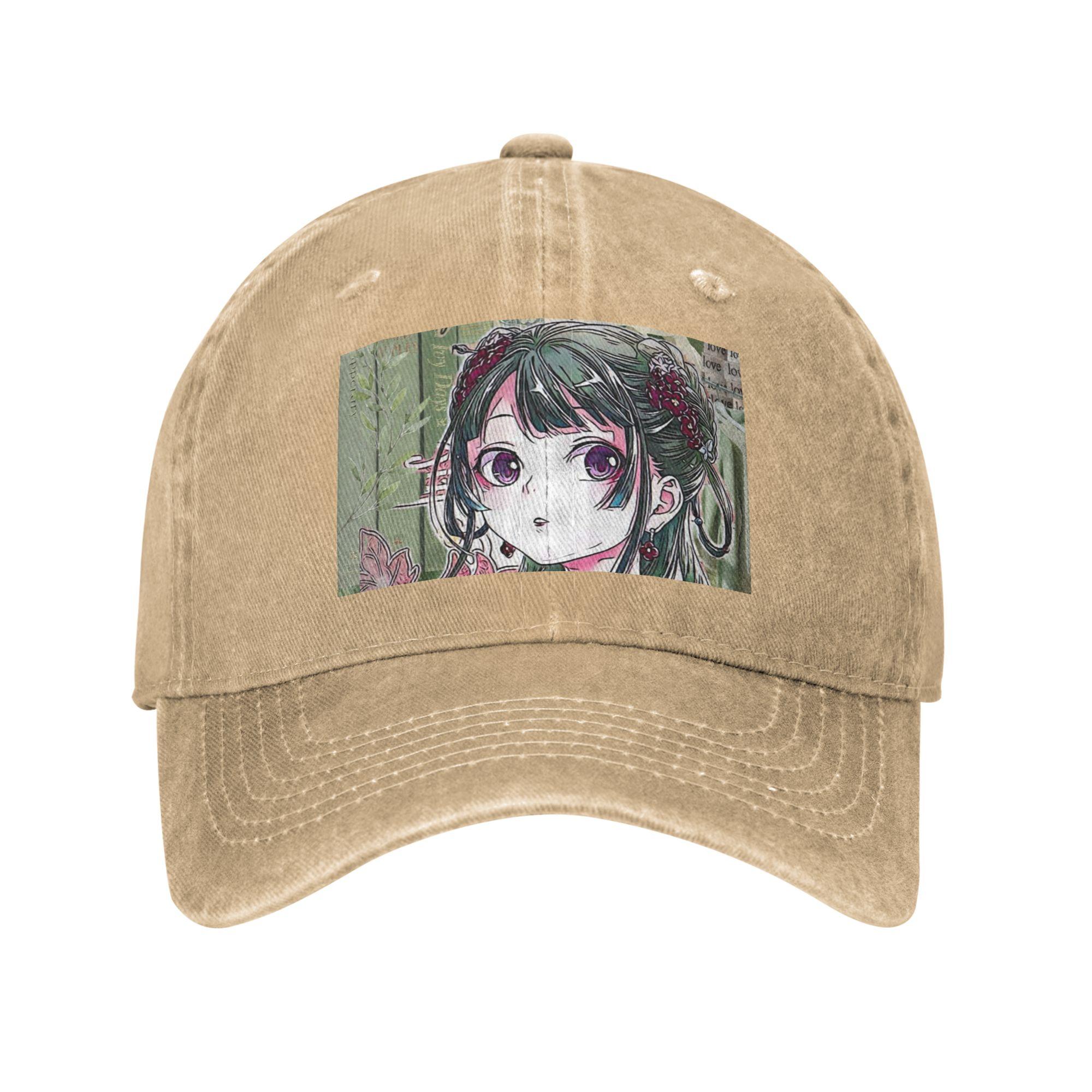 

The Apothecary Diaries Maomao Denim Cap Casual Baseball Caps Adjustable Hat Summer Unisex Baseball Hats One Size