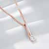 Luxury Long Chain Gold Silver Mix Color Geometric Pendant Shiny Zircon Women Wedding Party Personality Jewelry