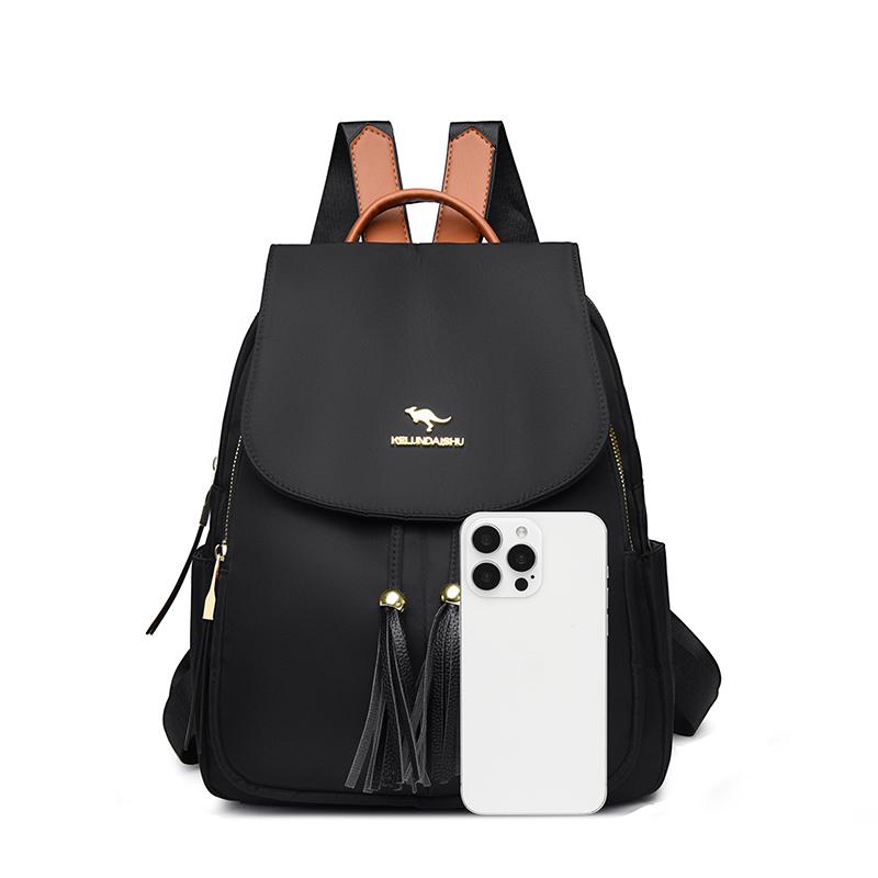 Fashion Bagpack Women High Quality Nylon Backpacks Female Big Travel Back Pack Large School Bags for Teenage Girls Shoulder Bag