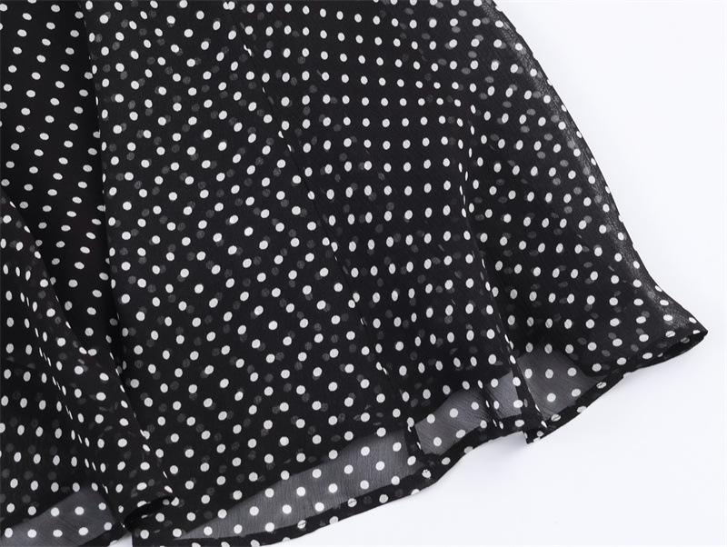 European & American 2025 Winter Polka Dot Midi Skirt