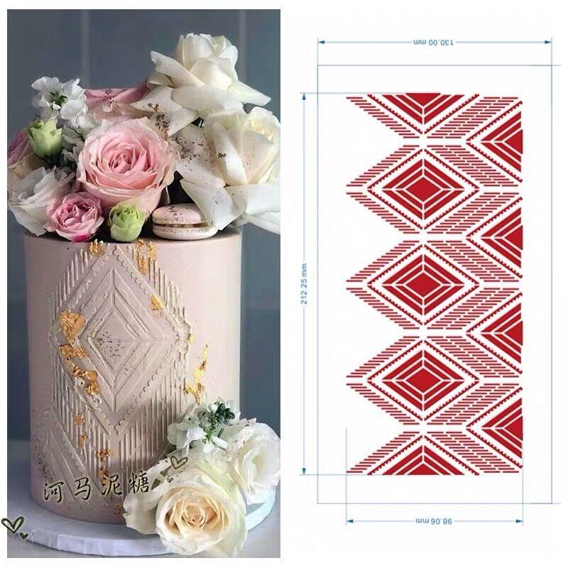 Diy Style Plastique Sucre Tamis Moule Fondant Impression Pochoir Hollow Wedding Cake Stencil Bord Decor Acheter A Prix Bas Livraison Gratuite Avis Reels Avec Des Photos Joom
