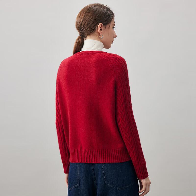 Women's Cable Knit Cashmere Cardigan