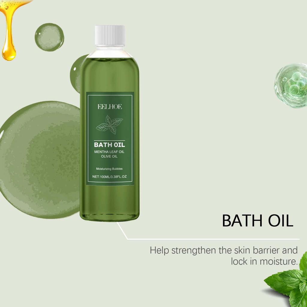 EELHOE Gentle Bubble Bath Oil: Nourishing, Moisturizing Skin Cleanser