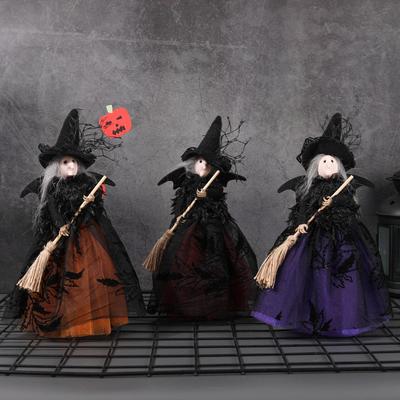 Witch Tree Topper & Halloween Decoration Ornament