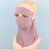 Ice Silk Sun Protection Mask Anti-Uv Neck Scarf Neck Protection Dustproof Sunshade Face Mask Summer