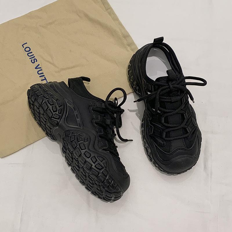 

Hollow and breathable casual mountain climbing sandals women s 2025 summer new fashionable versatile student platform light shoes 35