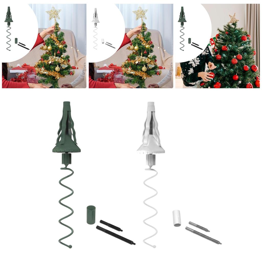 Christmas Decorations Iron Tree Topper Holder Adjustable Support Stand Easy Install for Christmas Trees