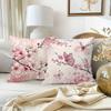 1/4pcs Pink Blossom and Butterfly Printed Pillowcases for Cozy Home Sofa cushion cover home bedroom room decoration