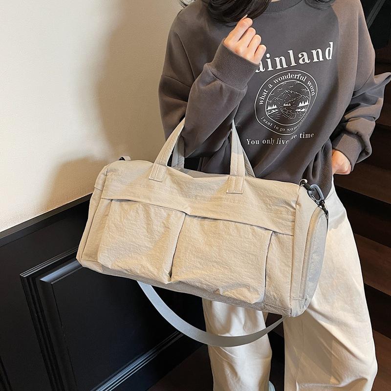 New wet and dry separation sports gym bag women's large capacity travel bag men's handheld crossbody short-distance luggage storage bag