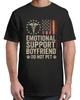 Emotionaler Unterstützungs-Freund Nicht streicheln Lustiger BF Vintage Erwachsenen Unisex T-Shirt S-4XL