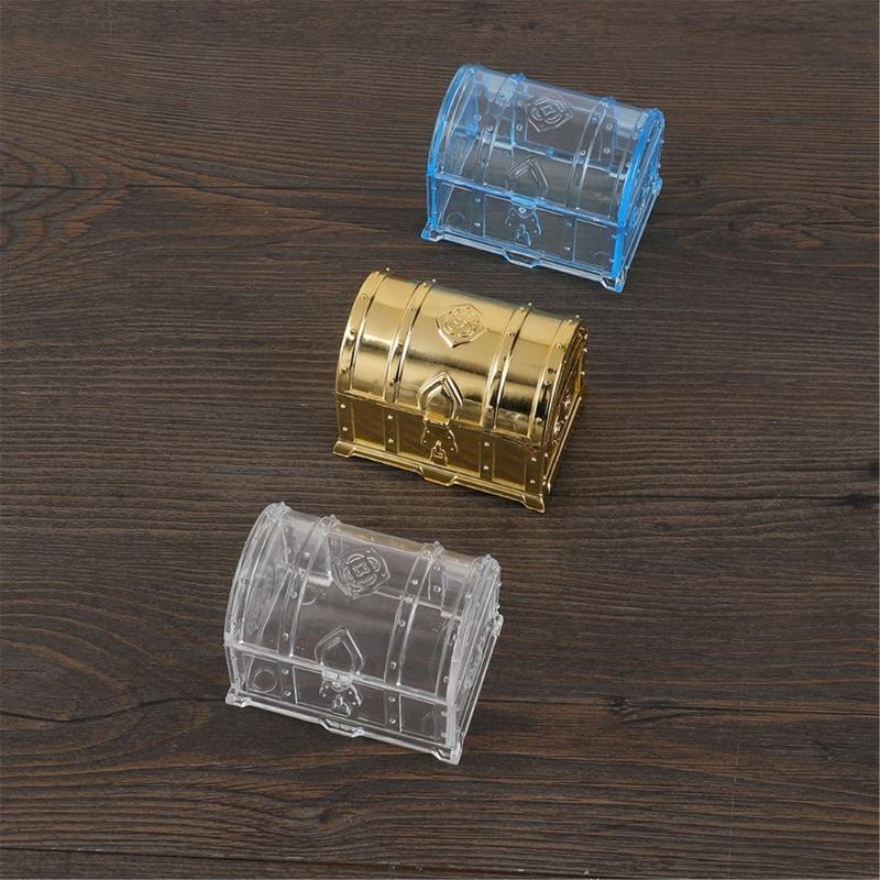 6Pcs Candy Storage Box Wedding Decoration Essential With Secure Closure System For Event Planning Ceremony Table Setting