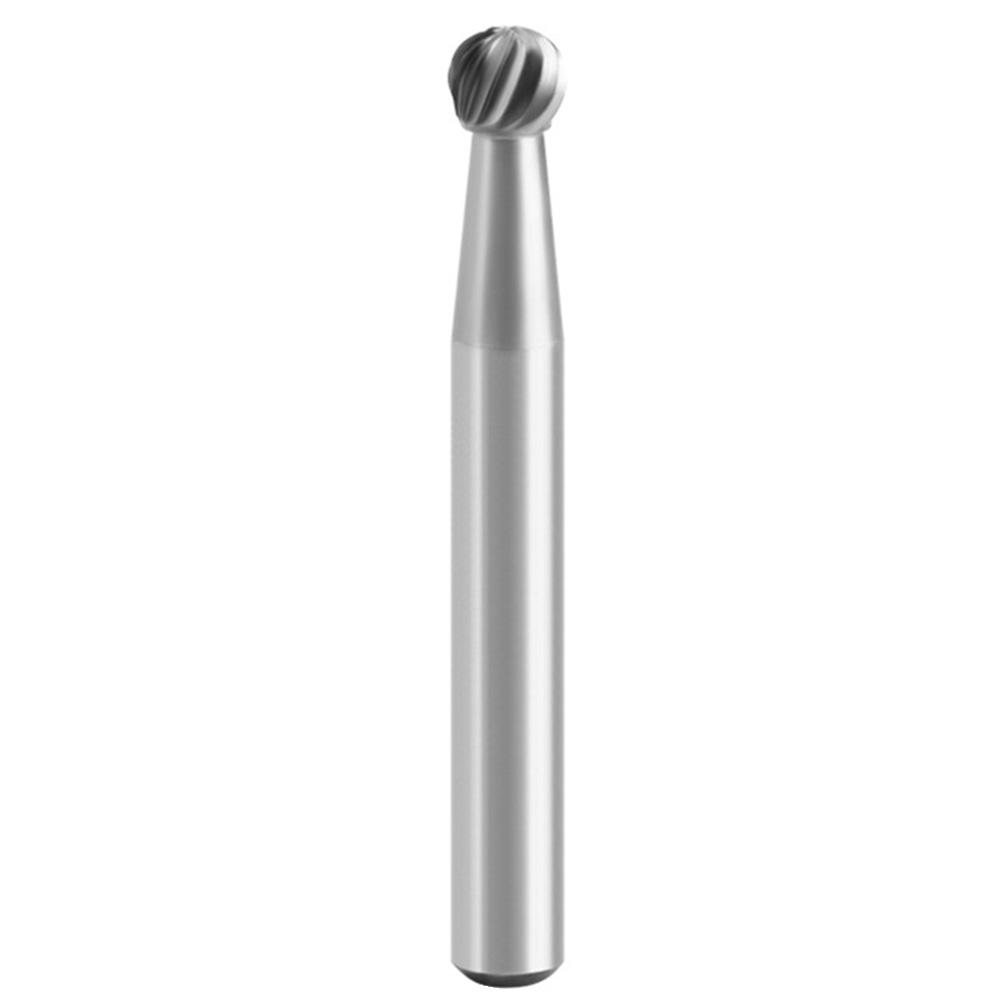 1pc Round Ball 6mm Shank Rotary Burr Milling Cutter For Woodworking Router Bit For Rotary Tool Shaping Carving Engraving