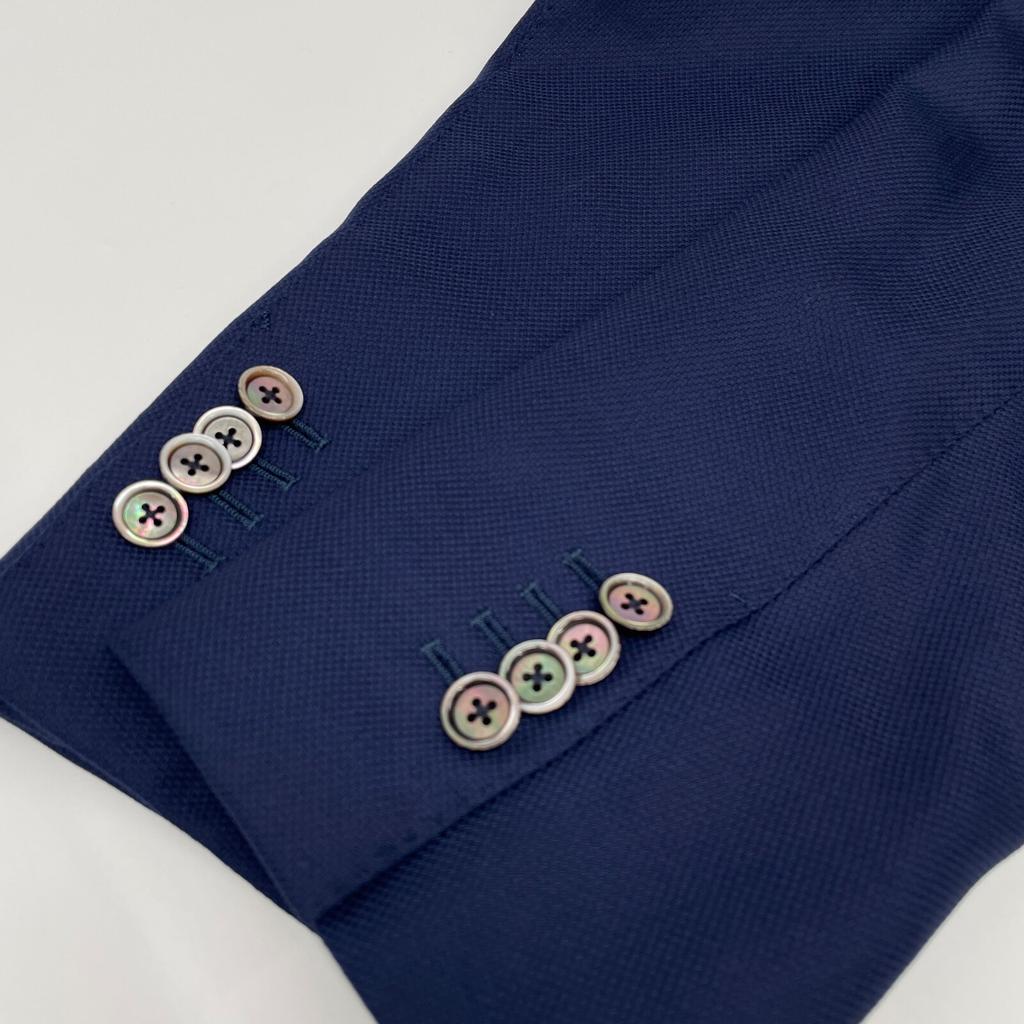 TOMORROWLAND Navy Zenia COOL EFFECT fabric 3B single-breasted jacket Jacket 46 NavyUsed