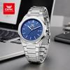 OPK Watch Octagonal Steel Belt Men's Watch Single Calendar Luminous Quartz Watch
