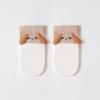 Xiyu Jia Automne/Hiver Chaussettes en Coton Peigné pour Bébés et Tout-Petits avec de Jolies Petites Oreilles, Design Sans Couture Tube Court