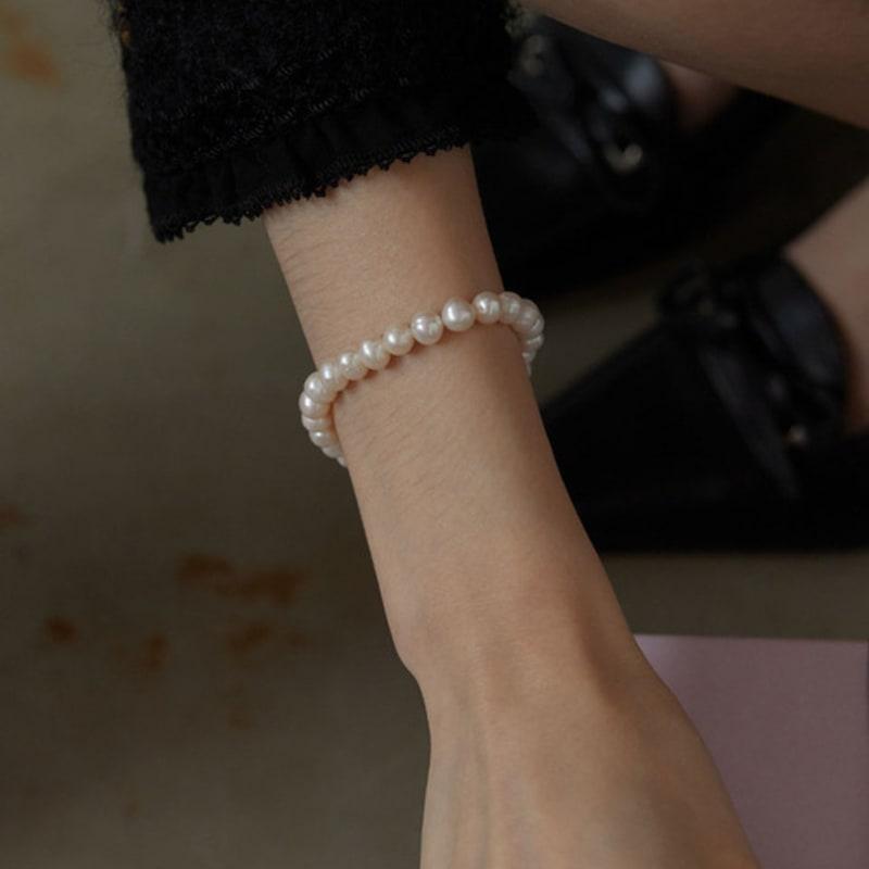 LOVE ME MONSTER Natural Pearl Bracelet (L243MBC020)