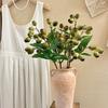 Artificial Fruits Branch for Vase, Realistic Simulation Fake Berries Stem with Leaves for Home Kitchen, Wedding, Party Decoration