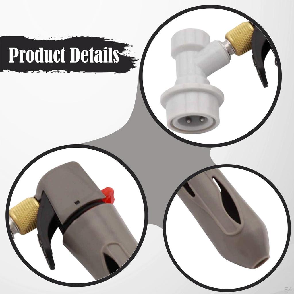 Keg Charging Beer Dispenser,Easy to Use Making Accessory Compact Sturdy Handheld for Valve