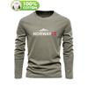 Autumn and Winter  Men's Top T-shirt Men's Long Sleeved Round Neck Loose Oversized Autumn and Winter T-shirt Top