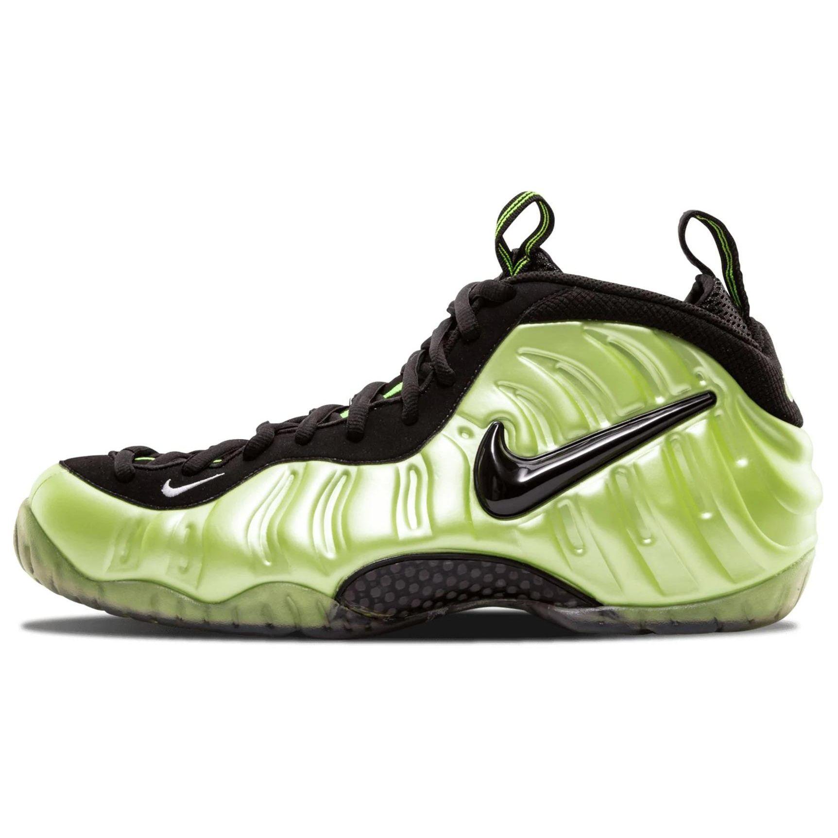 

Nike Мужские кроссовки Air Foamposite Pro Electric Green черно-белые 624041-300
