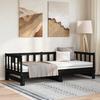 VidaXL Daybed with Trundle Bed, Sofa Bed, Guest Bed Frame, Living Room Interior Occasional Bed, 836158