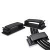 10PCS Cable Fixing Clip Cable Wire Sorting Buckle Chassis Organizer 19*47 Black And White Organizer