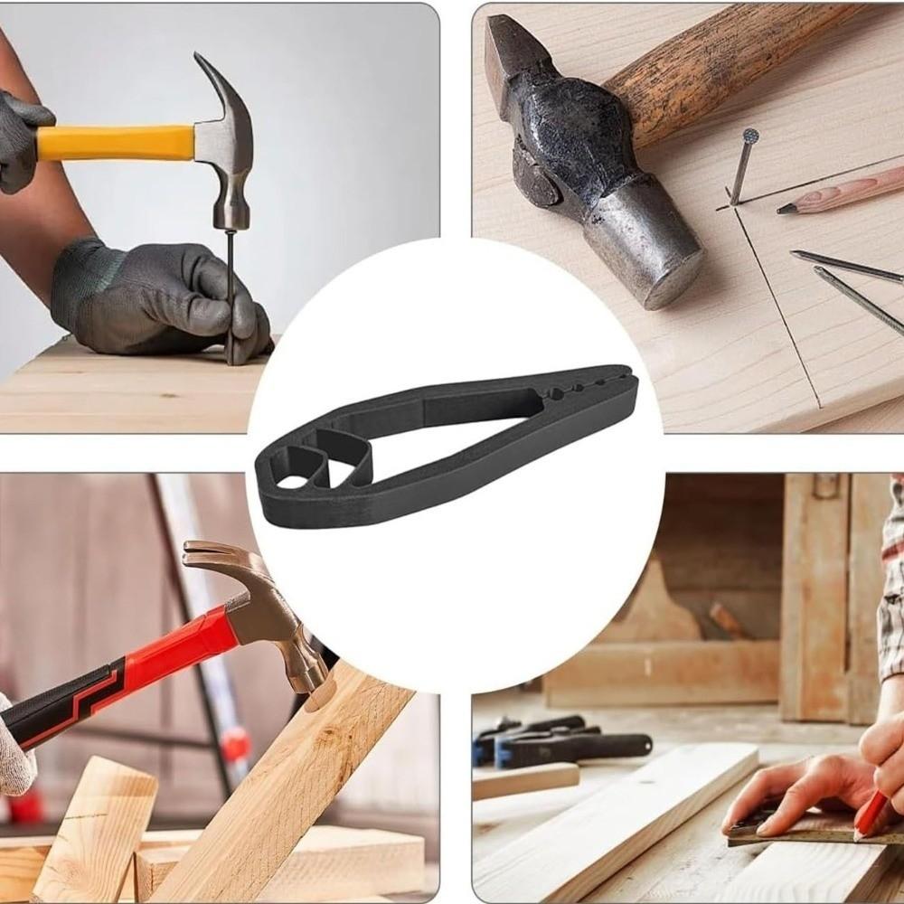 Ergonomic Nail Fixer Tool Plastic Anti-Smashing Finger Tool Nail Holder Pliers  For Maintenance