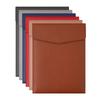 A4 Waterproof Leather Document Bag - Large Capacity Business Briefcase