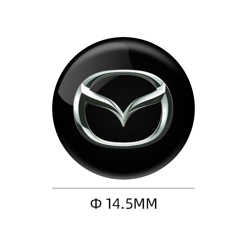 2pcs For Mazda 3 6 Atenza Axela MS CX-3 Car Door Keyhole Stickers Auto Door Lock Protection Self-adhesive Decals Accessories