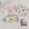 Desktop Storage Bow Stationery Bag Sweet Lace Bow Pencil Pouch Korean Style Pencil Case  Office