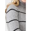 Women's Adjustable Patterned Side Tie Knitwear Sweater