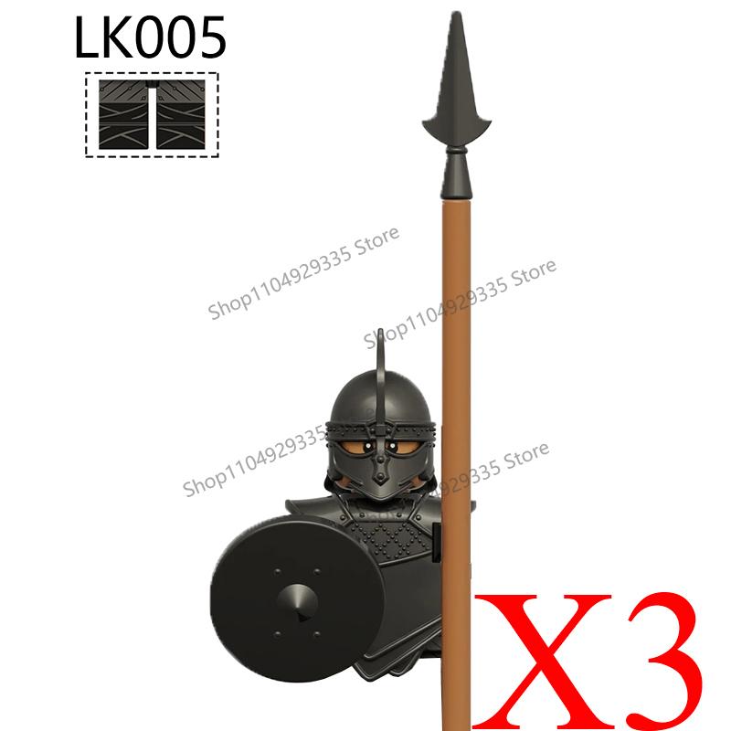 Medieval Knight Figures Building Blocks Elf Guard Dwarf Warrior Wild Boar Sheep Mount Fantasy Movie Character Soldier Bricks Toy