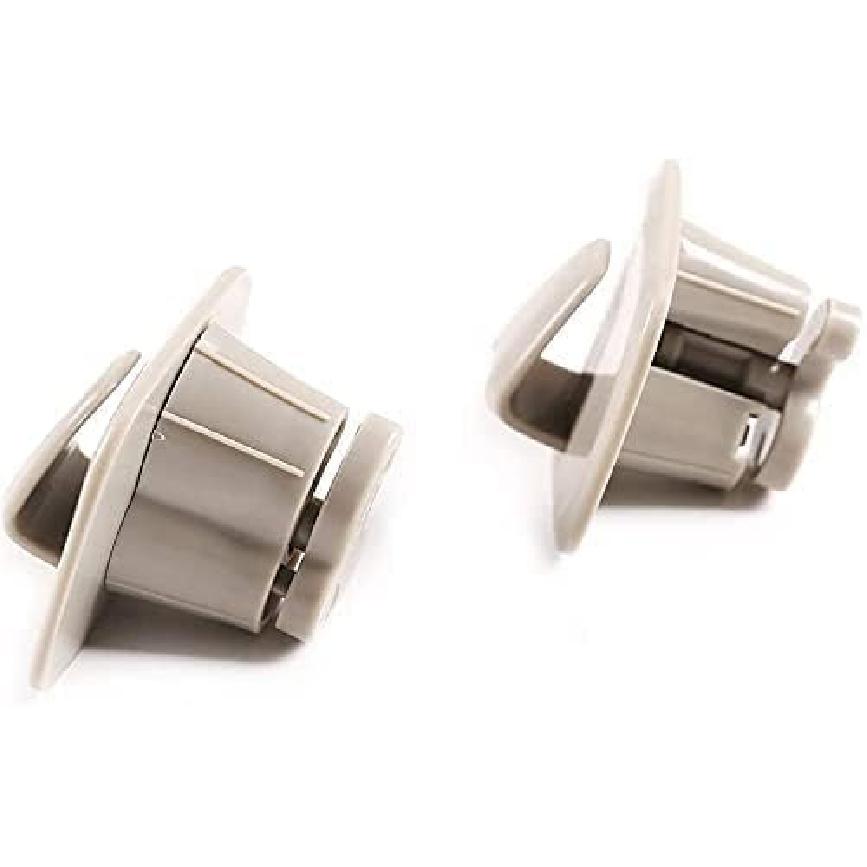 ABS Plastic Interior Roof Hooks Clothes Hanger Hook Trim for Volvo V90 S90 XC40 XC60 XC90 2015-2020 (Gray)