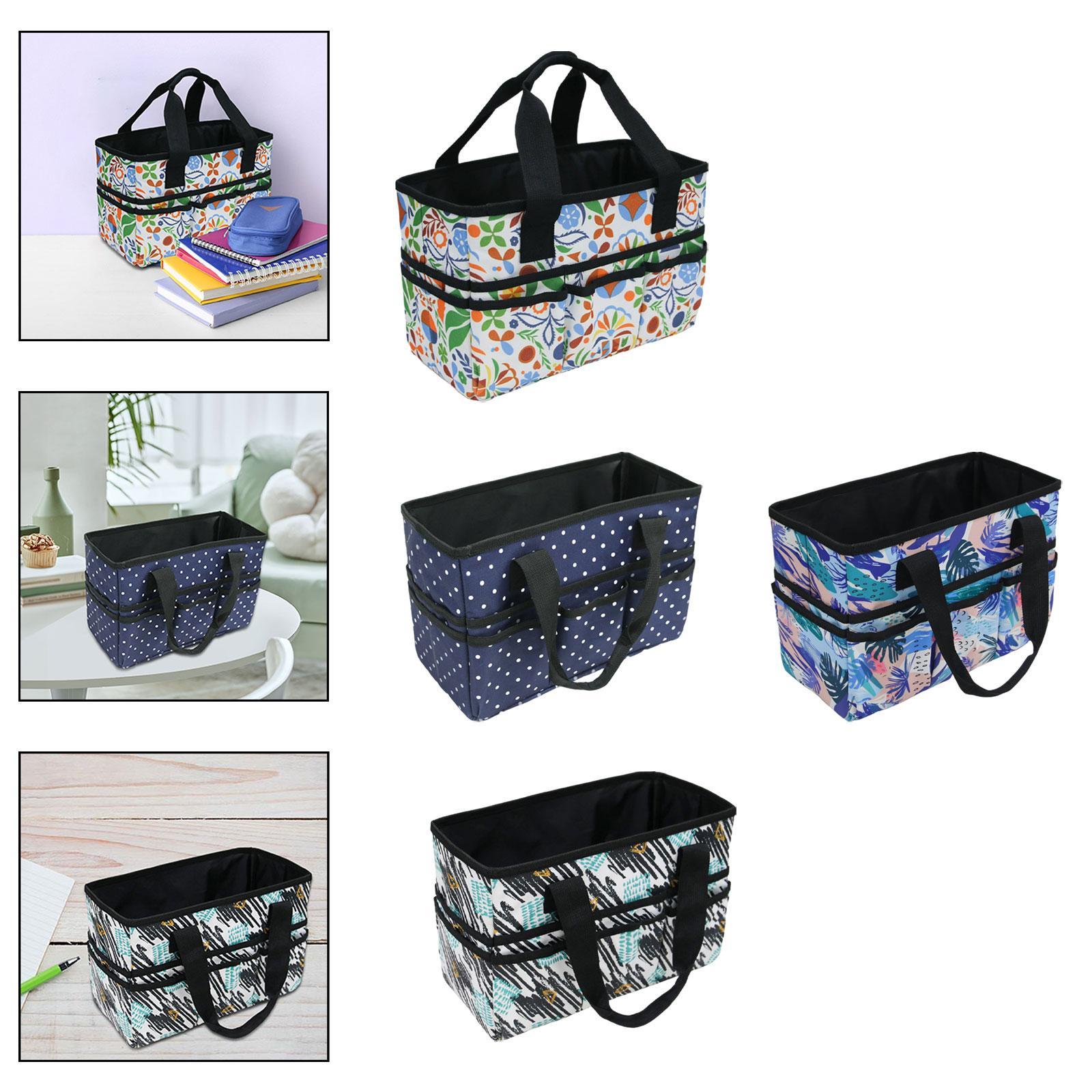 Craft Organizer Tote Bag Large Capacity Painting Tools Storage Bag for multicolore