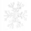 3D Snowflake Decorated Bauble for Christmas Tree, Christmas Tree Gift, Christmas White