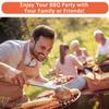 1Stainless Steel Multifunctional Tongs Bread Tongs Tongs Ideal For Barbecuing Baking Camping Durable Kitchen Restaurant Home Use