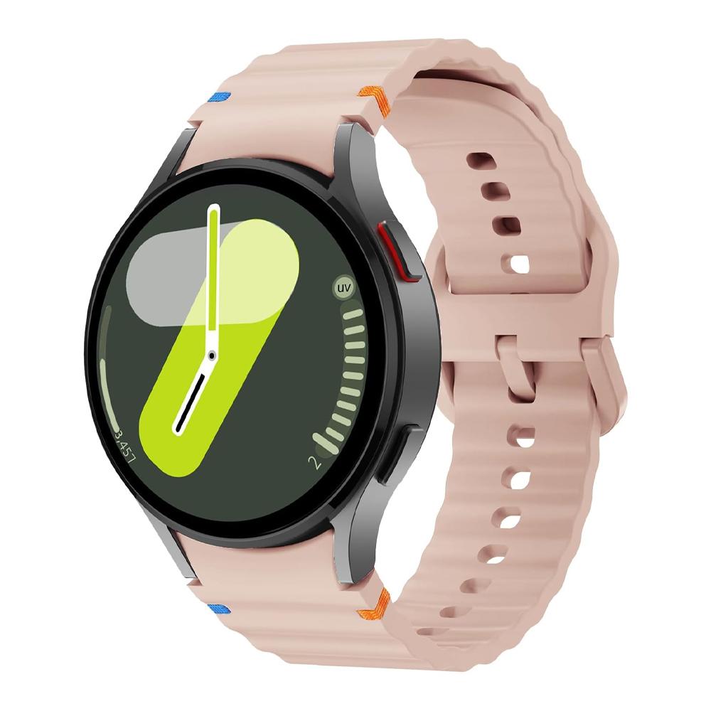 Straps for Samsung Galaxy Watch 7/FE/5 Pro/4/6/6 Classic 44mm 40mm 45mm Silicone Sport Belt Bracelet Correa Galaxy Watch 7 Band