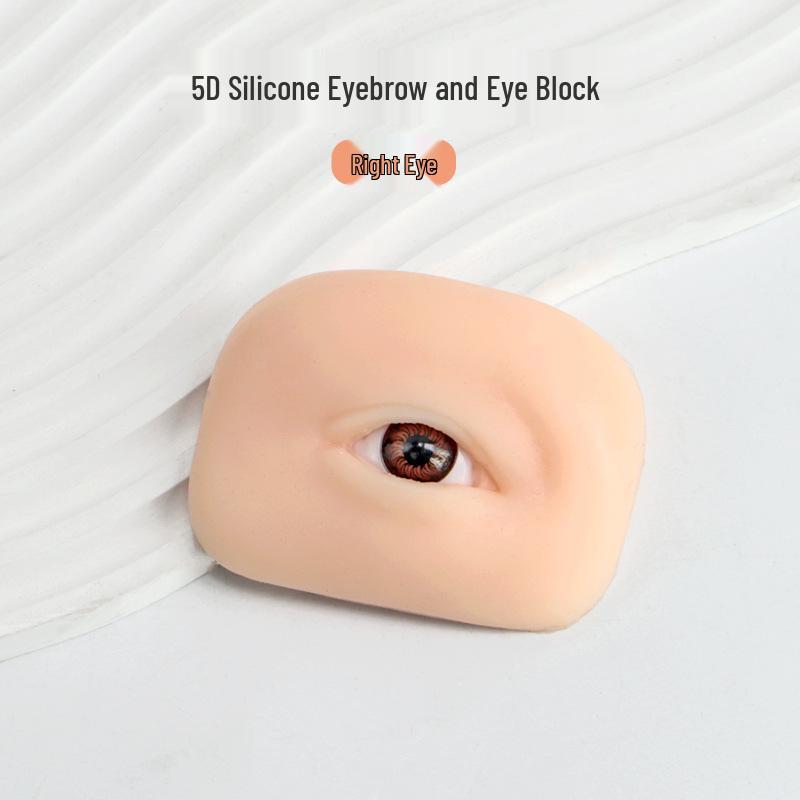 Beginner Microblading Practice Skin: Eyebrow & Eye Module Simulation