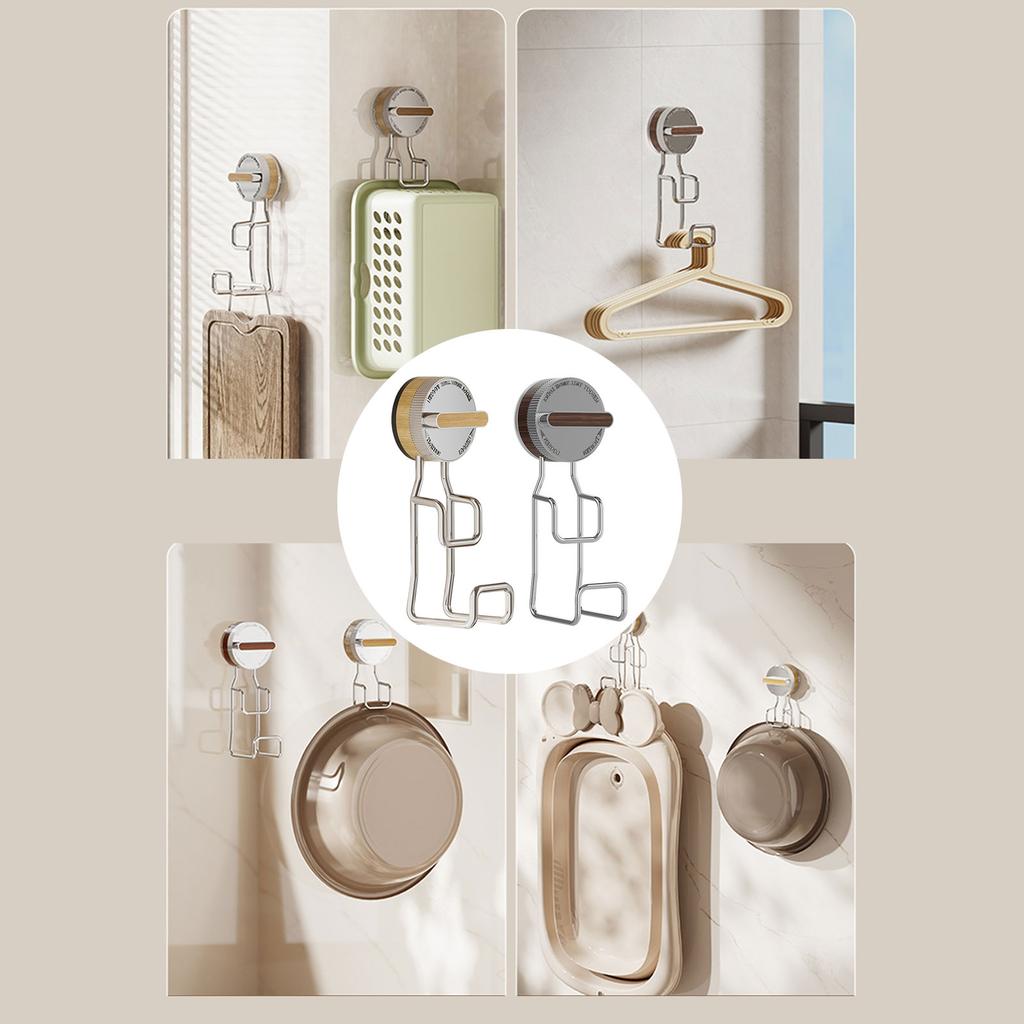 Suction Cup Hook Wall Mount Organizer Ideal For Basins Bathroom Accessories No Drilling Needed Washbasin Hanger