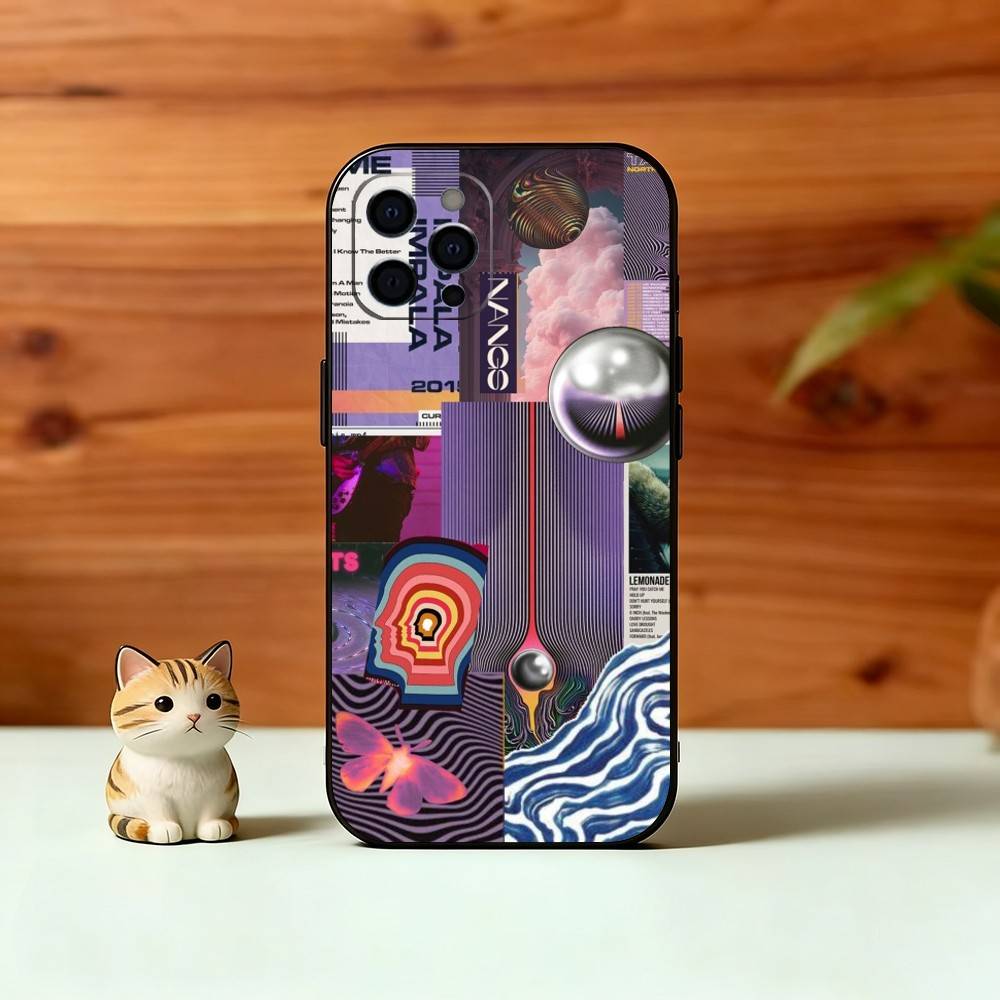 Tame Impala Psychedelic Art Phone Case Silicone Soft For IPhone 17 16 15 14 13 12 11 X XR Plus Pro Max Plus
