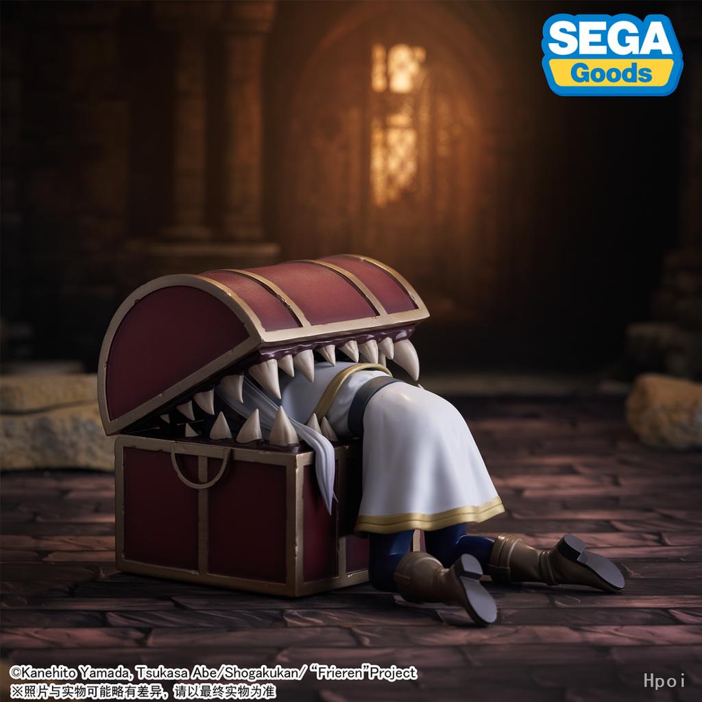 10CM Anime Sousou no Frieren Figur Frieren Møter Skattekiste-monsteret Kreativ Modell Leketøy Gave Dukke Actionfigur PVC