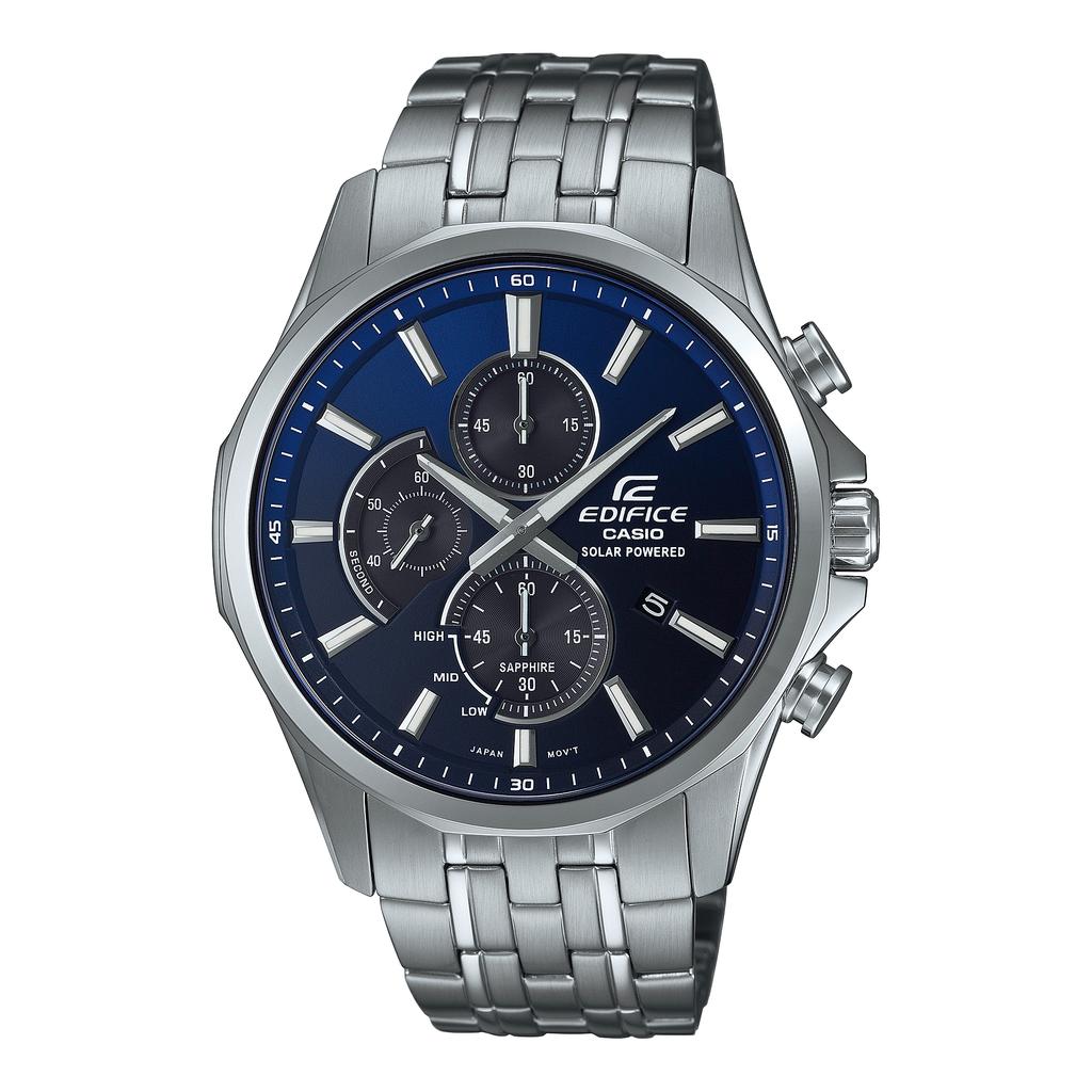 Casio Men's Stainless Steel 100M Water Resistant Analog Quartz Watch EFB-670SBD-2AV