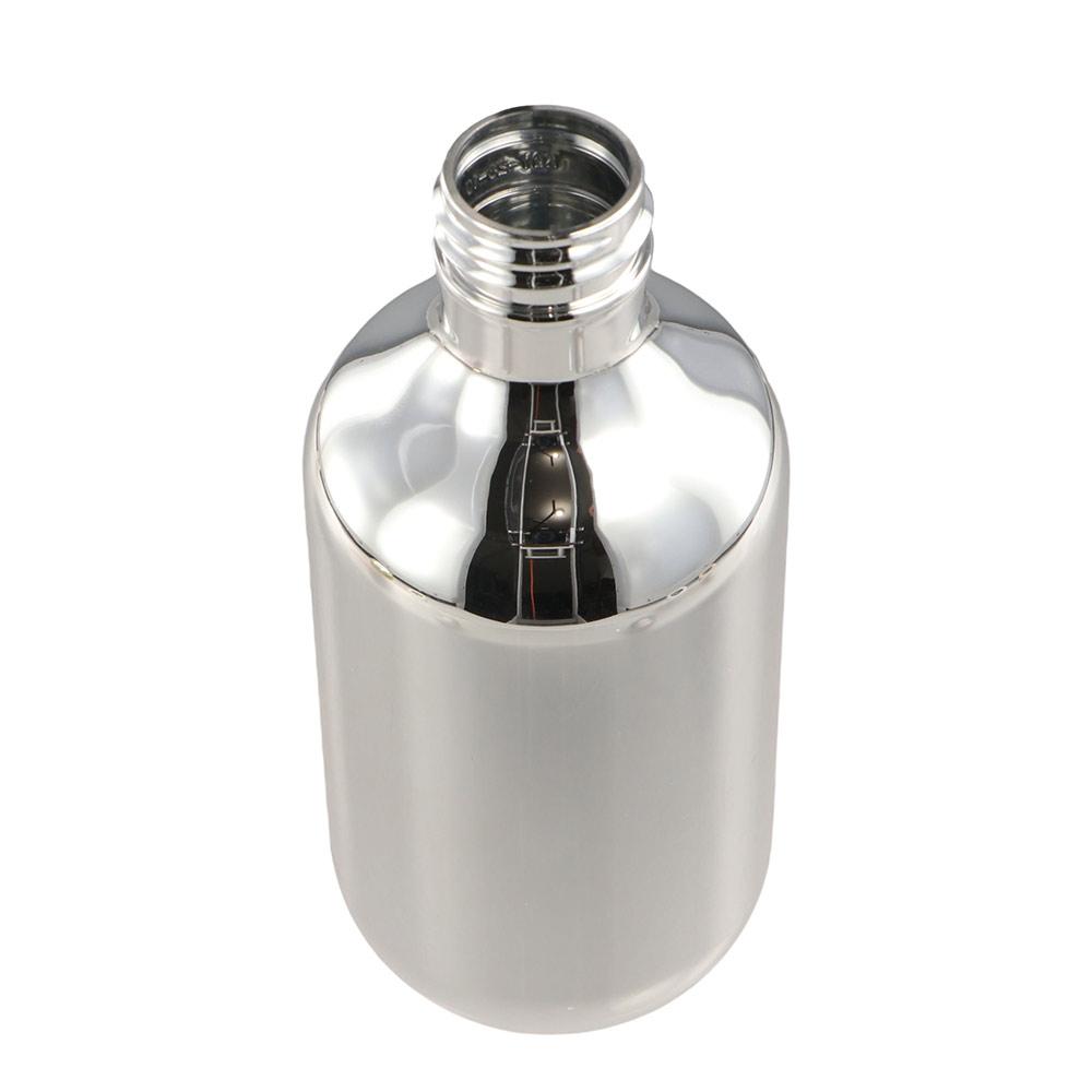 Electroplated Shampoo Bottle Press Type Empty Pump Jar Easy To Press Lotion Bottle  Washroom