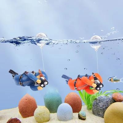Miniature Oceans Scene Model Figurine Underwater World Sea Explore Divers Oceans Decoration Action Figures Toys